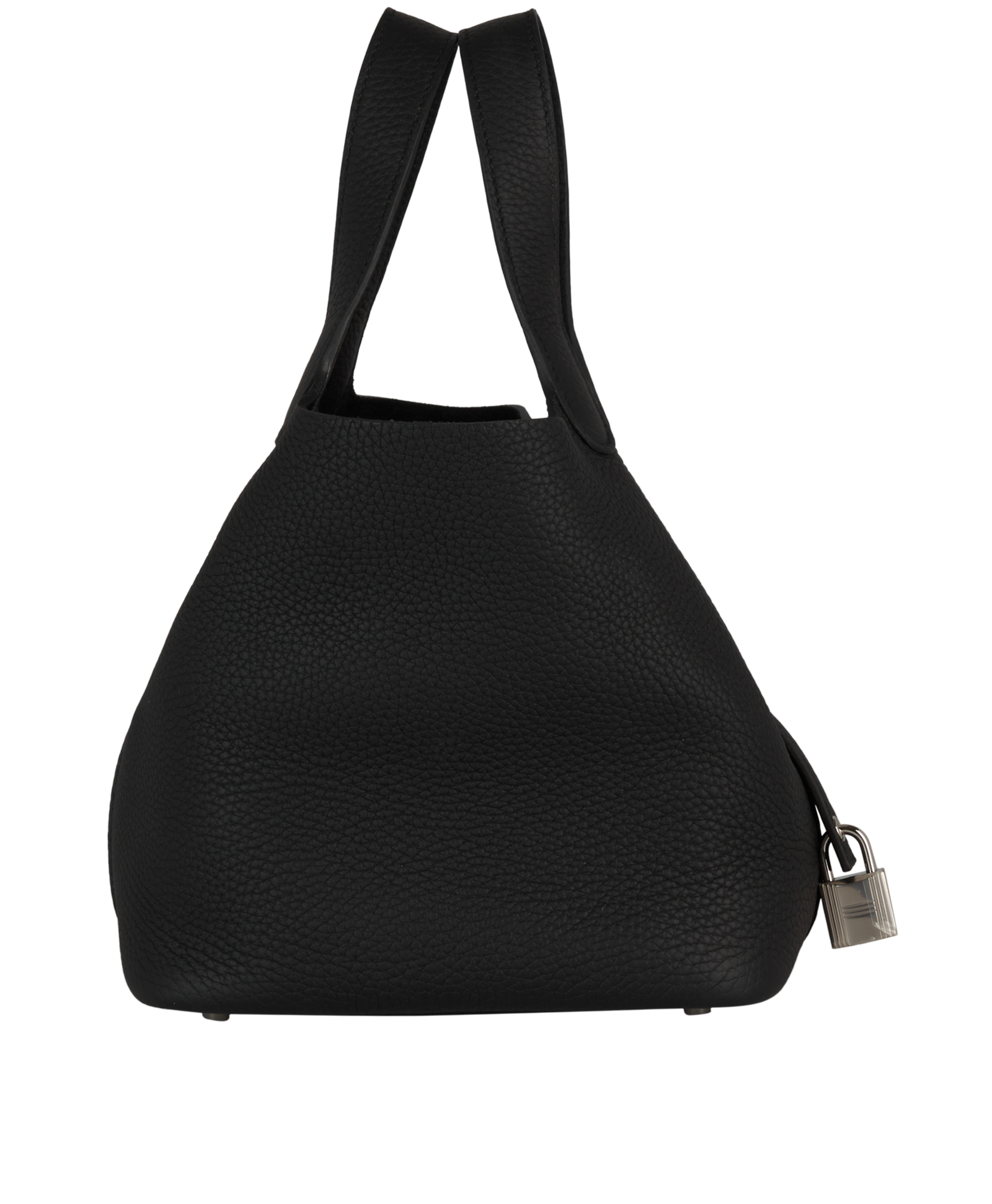 Picotin 18 In Clemence Noir, &pound;3,500, Handbags, Black, Leather, Side view